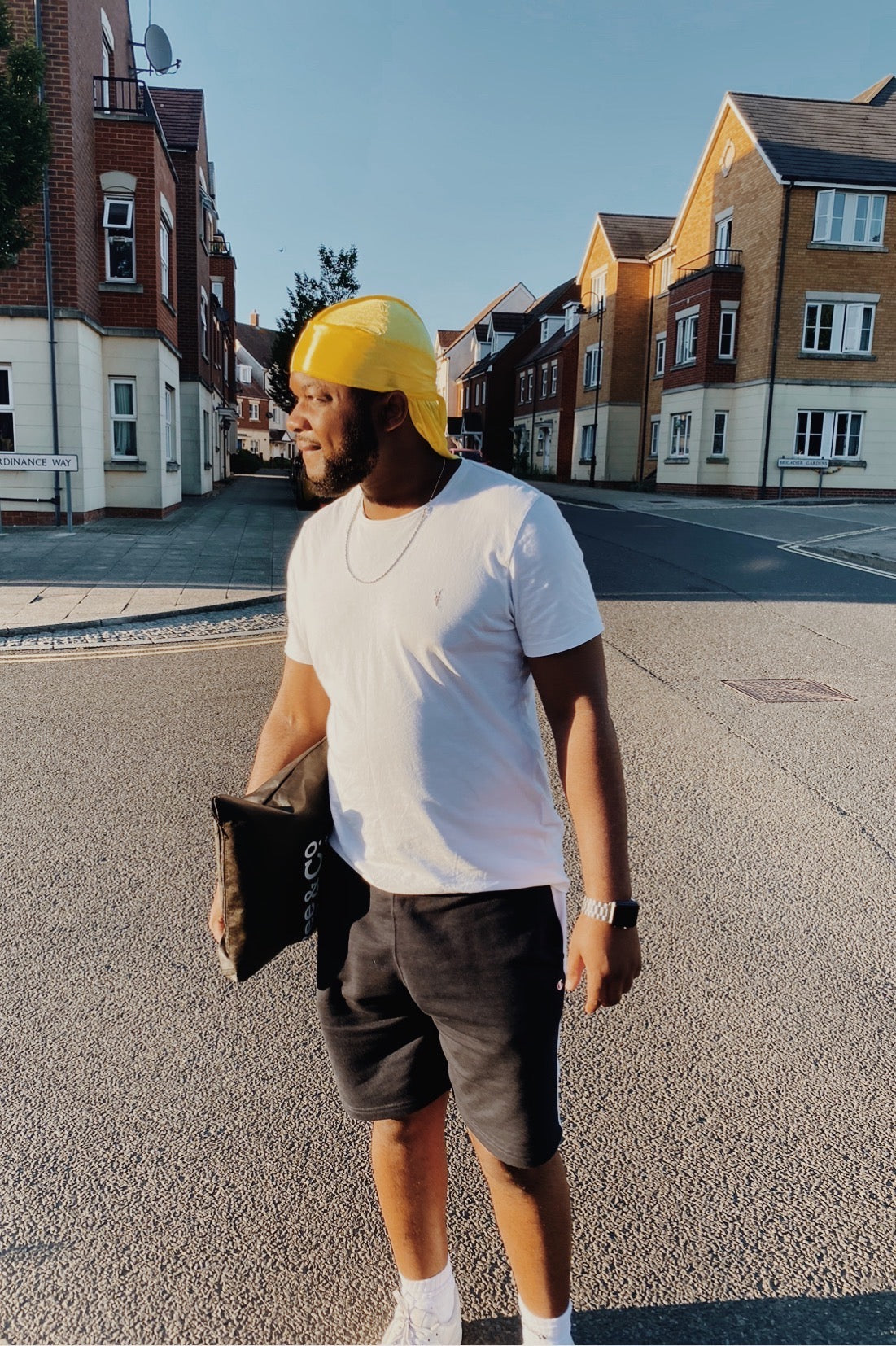 Yellow Silk Durag