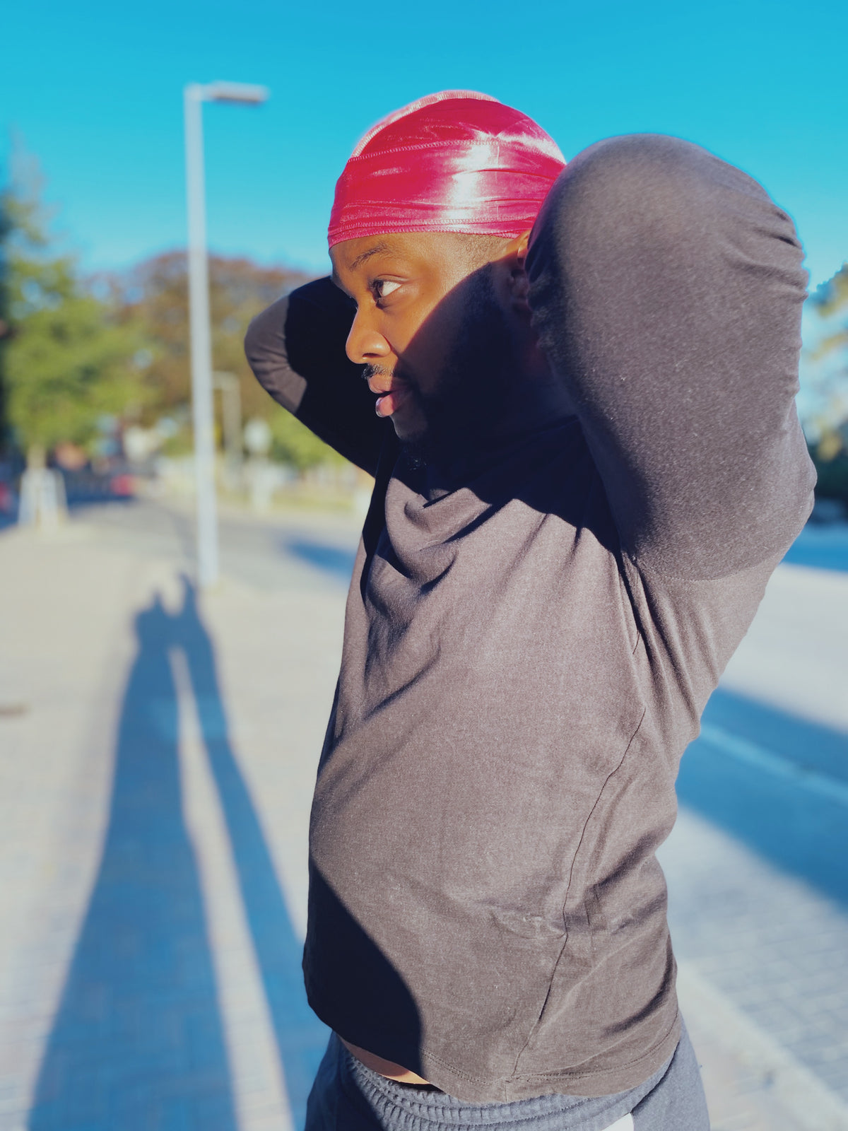 Hot Pink Silk Durag