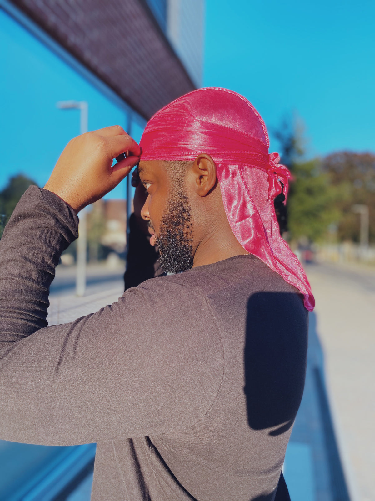 Hot Pink Silk Durag