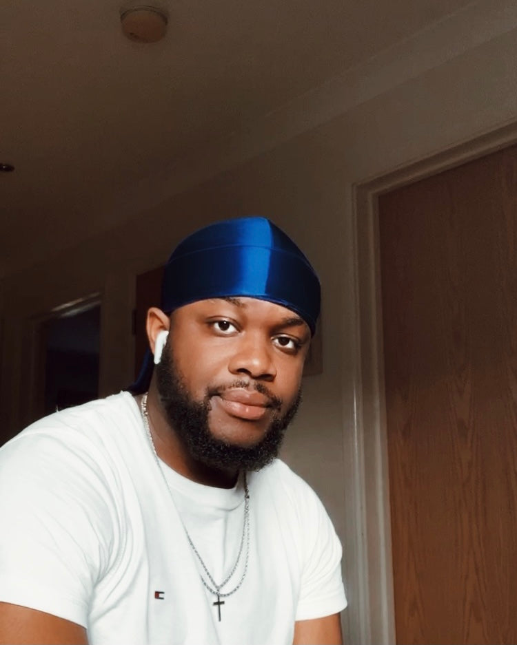 Royal Blue Silk Durag