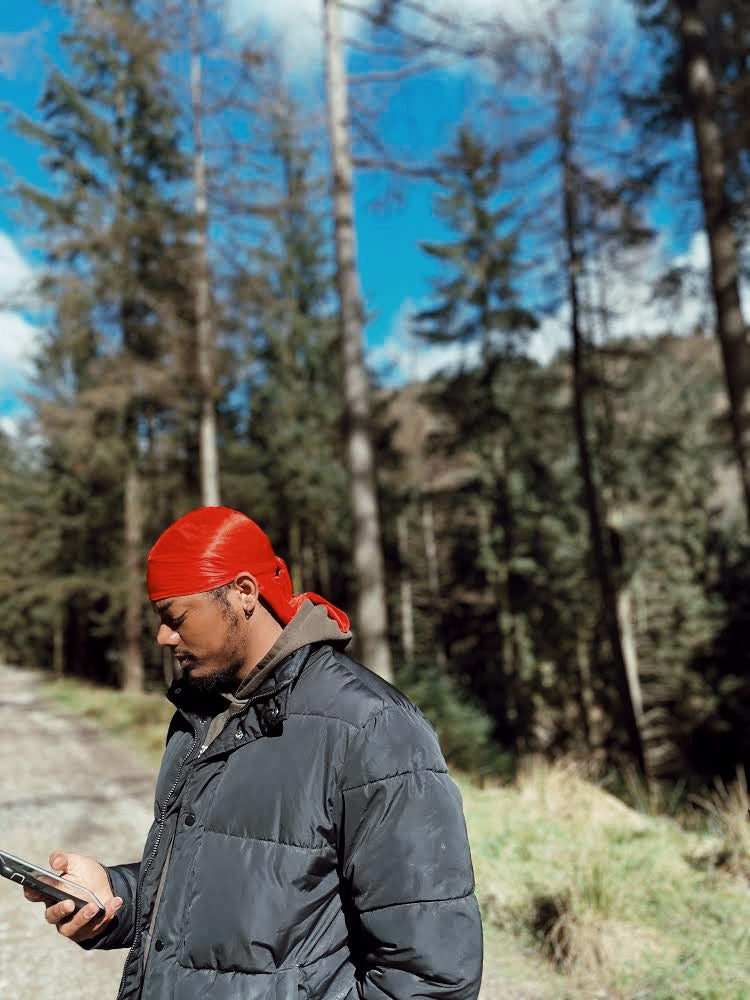 Red Silk Durag